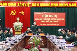 Bàn giao nhiệm vụ giữa Thiếu tướng Phan Văn Tường và Thiếu tướng Lê Anh Tuấn